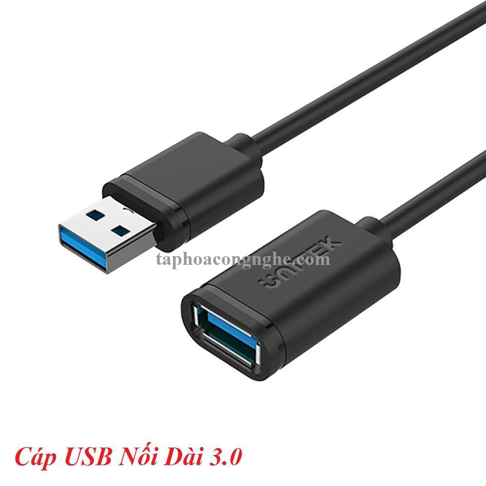 Unitek 29696 Y-C456GBK 3.0 0.5M Cáp USB Nối Dài 30029696